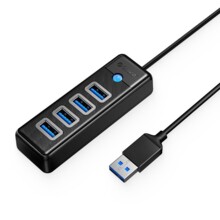 Orico хъб HUB USB3.0 4 port Black - PW4U... 635646 PW4U-U3-015-BK-EP на топ цена - PIC.bg  Orico хъб HUB USB3.0 4 port Black - PW4U... 635646 PW4U-U3-015-BK-EP на топ цена - PIC.bg