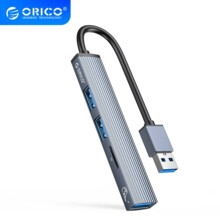 Orico USB3.0/2.0 HUB 3 port + card reader 703195 AH-A12F-GY-BP на топ цена - PIC.bg  Orico USB3.0/2.0 HUB 3 port + card reader 703195 AH-A12F-GY-BP на топ цена - PIC.bg