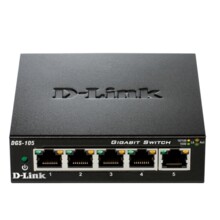 D-Link 5-Port Gigabit Ethernet Metal Housing Unmanaged Switch 189456 DGS-105GL на топ цена - PIC.bg  D-Link 5-Port Gigabit Ethernet Metal Housing Unmanaged Switch 189456 DGS-105GL на топ цена - PIC.bg