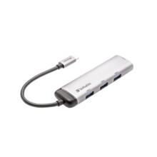 Verbatim USB-C Multiport Hub 4-Port USB 3.2 Gen 1 Type A 647905 49147 на топ цена - PIC.bg  Verbatim USB-C Multiport Hub 4-Port USB 3.2 Gen 1 Type A 647905 49147 на топ цена - PIC.bg