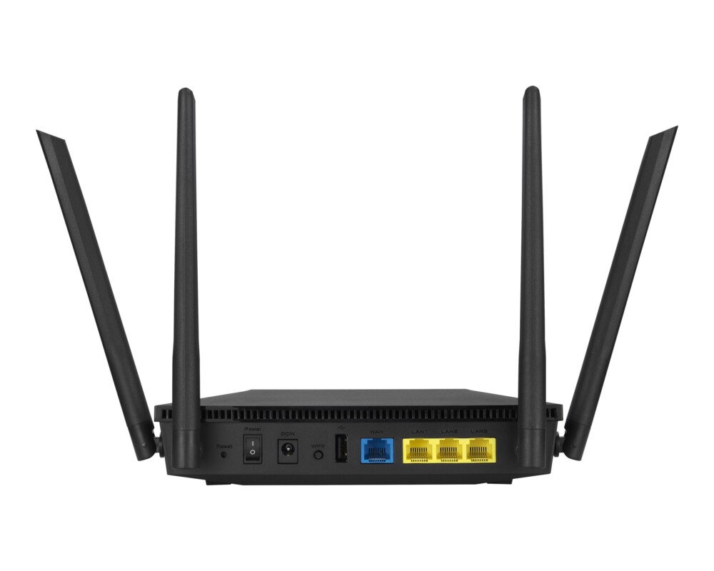 Рутер ASUS RT-AX53U AX1800 Dual Band WiFi 6 802.11ax Router supporting MU-MIMO and OFDMA technology with AiProtection 3 Рутер ASUS RT-AX53U AX1800 Dual Band WiFi 6 802.11ax Router supporting MU-MIMO and OFDMA technology with AiProtection 3
