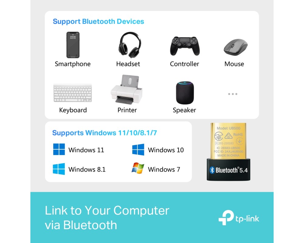 Мрежова карта TP-Link UB500 17 Мрежова карта TP-Link UB500 17